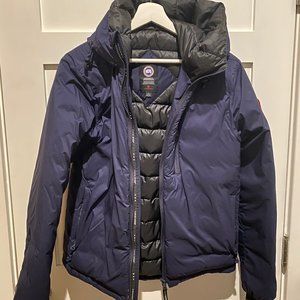 Canada Goose Blue Puffer Coat
